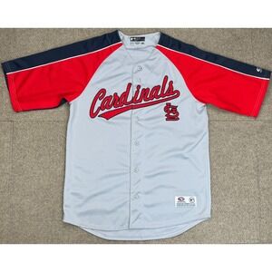 True‎ Fan MLB St. Louis Cardinals Baseball Jersey Size Medium